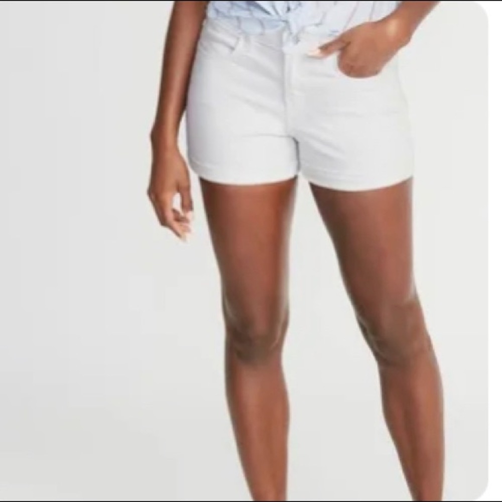 White Jean Shorts, Womens 4 Regular